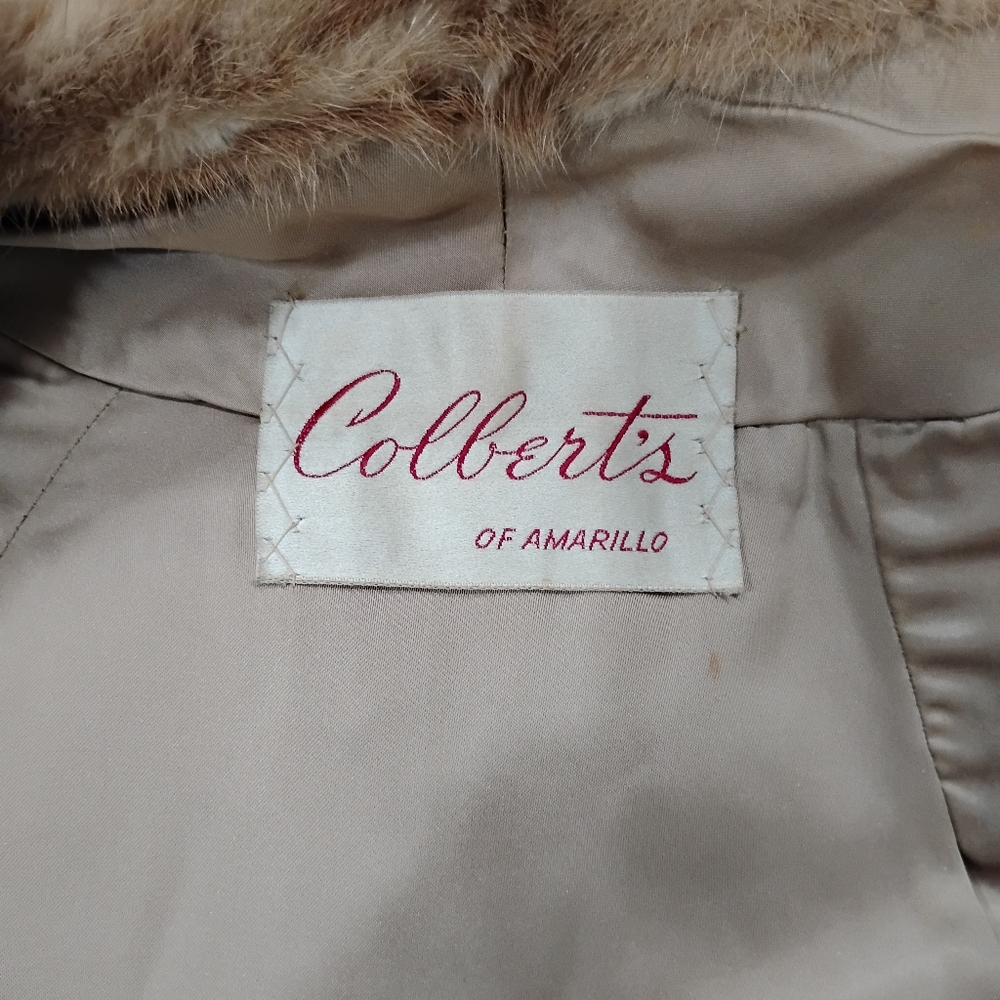 VINTAGE COLBERT MINK COAT - Picture 2 of 9